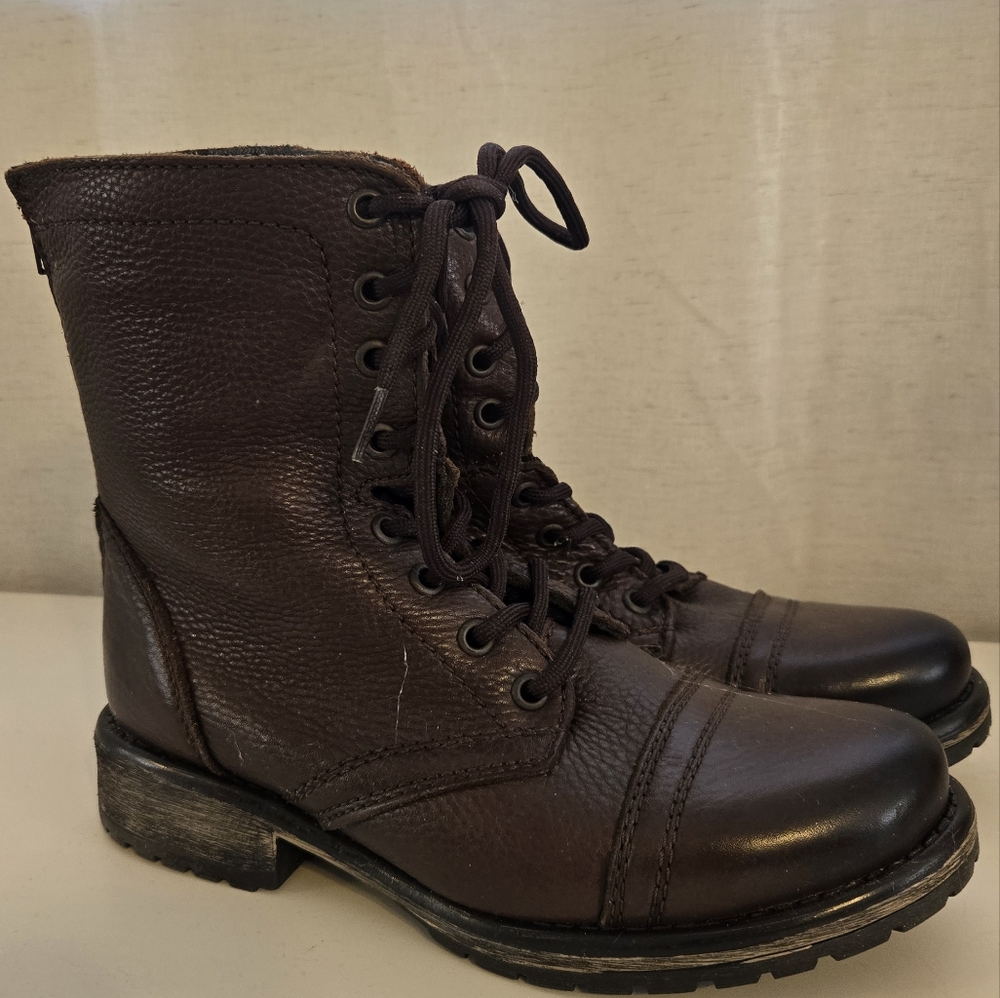 Steve Madden Brown Leather Boots